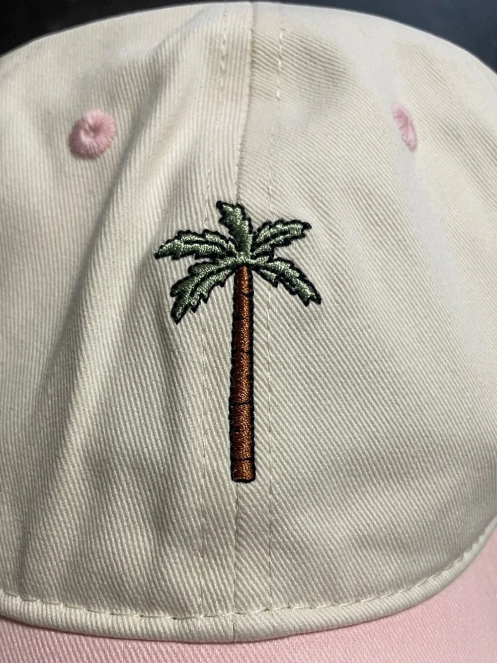 🆕🌴 Frasier Sterling Embroidered Palm Tree Adjustable Baseball Cap